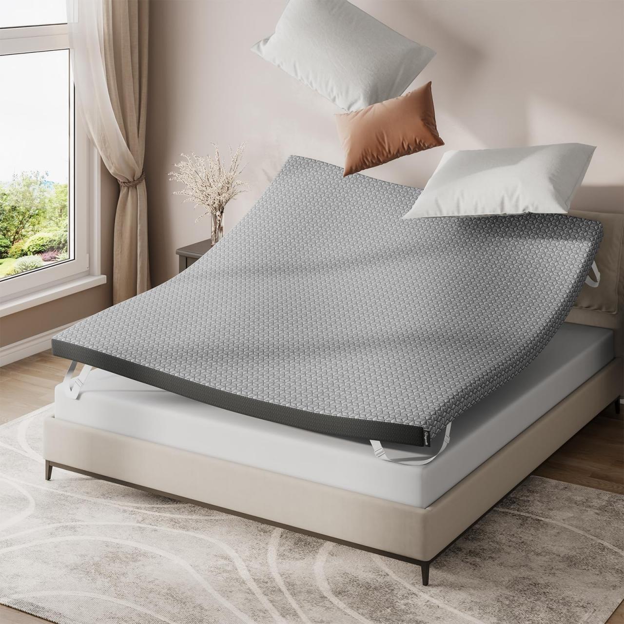 Memory Foam Mattress Topper with Anti Slip Technology | 2.5cm | Summerby