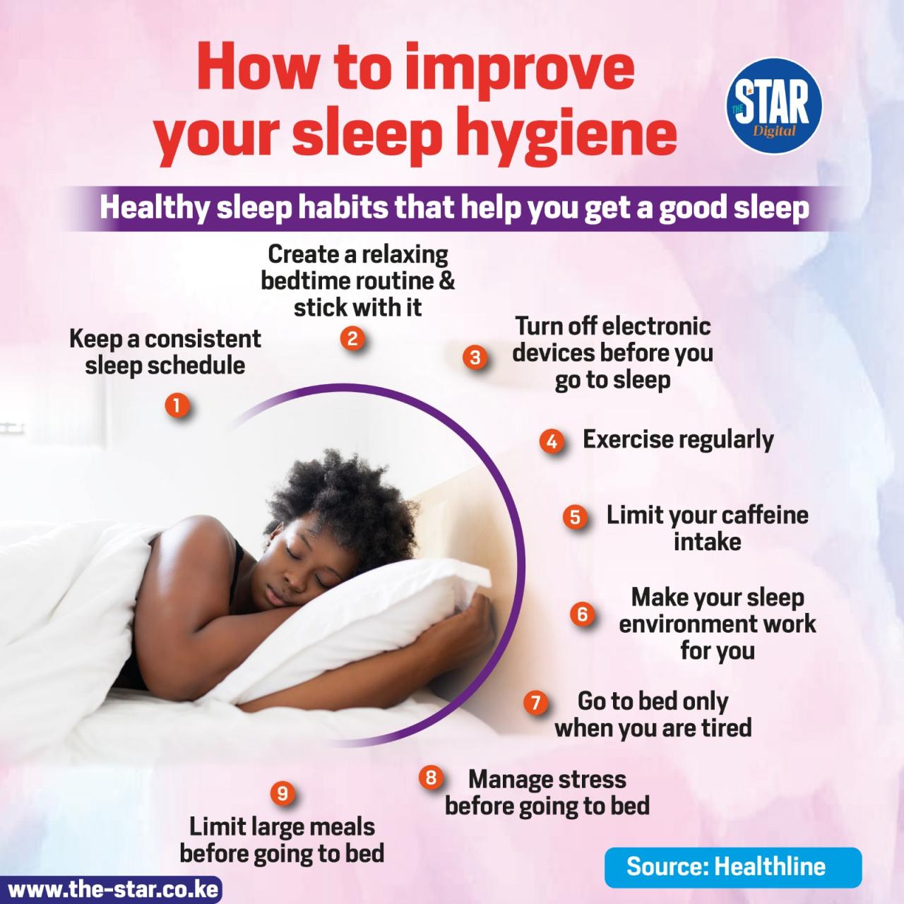 How to improve your sleep hygiene