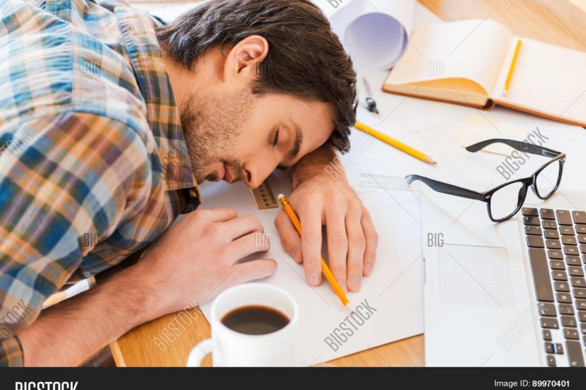 Exhausted Navigating Lifes Daily Demands