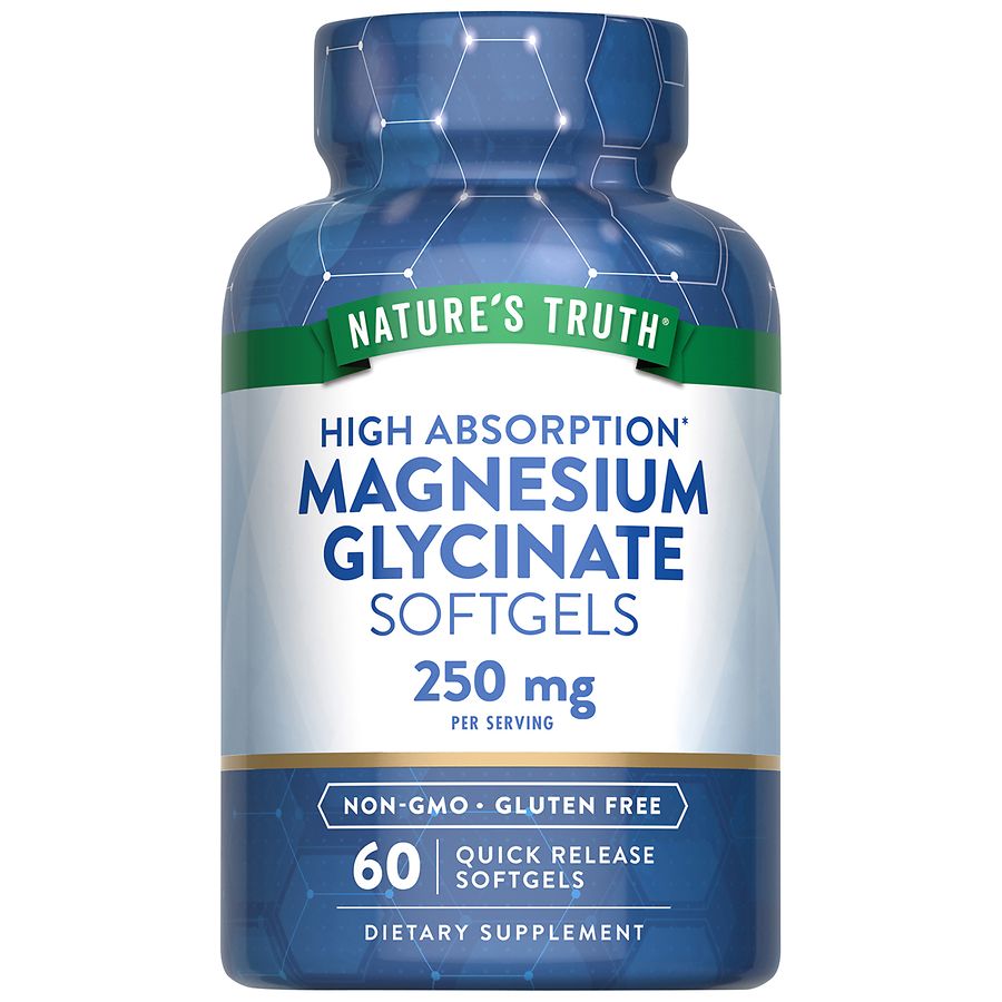 Nature's Bounty Magnesium Glycinate Capsules, 240 mg 180 ct. - Samsclub.com