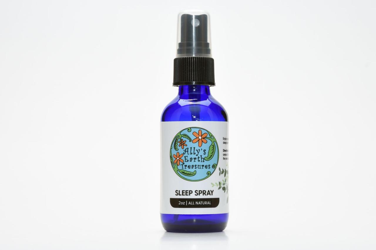 Handmade Pillow Sleep Spray - Natural Aid for Restful Nights