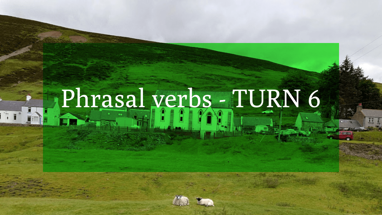 15 English phrasal verbs with turn — Learn English With Jo